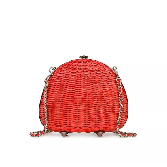 Patricia Nash Papaya Melfi Oval Clam Bag Women's Handbags - Picture 4 of 8